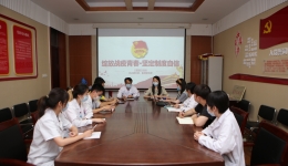 我院机关、医技团支部联合开展“绽放战役青春 坚定制度自信”主题团日活动
