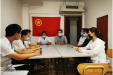 社区管理科团支部开展“绽放战疫青春 坚定制度自信”主题团日活动