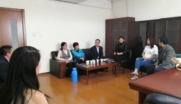 山东大学第二医院到我院学习交流社区财务管理工作