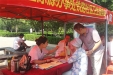 我院二七、泺源社区卫生服务中心（站）参加市中区“庆七一、中医药健康你我他”大型义诊活动