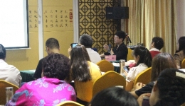 我院精神心理科主任李舒教授为山东中医心理诊疗新技术培训班讲授课程