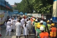 我院进行消防培训演练