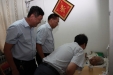 医院领导走访慰问抗战老战士