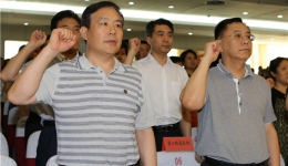 我院领导及各党支部书记参加学校举办的 庆“七一”主题党日活动