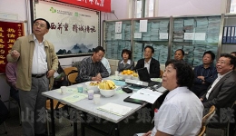 省卫生厅领导到我院社区调研