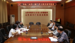 学校“两学一做”学习教育督导组来我院督导检查工作