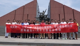 机关第一、二党支部赴孟良崮战役纪念馆开展“迎七一”主题党日活动