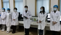 【放射科】医院副院长杜晓林参加放射科交班周会