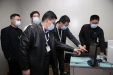 纪委书记杨广杰对各职能科室疫情防控工作进行督查