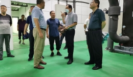 党委书记王永志对医院防汛工作进行督导检查