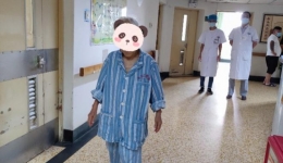 【骨一科】全膝置换，患者术后2天下地行走