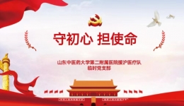 守初心 担使命——我院援沪医疗队临时党支部开展主题党日活动